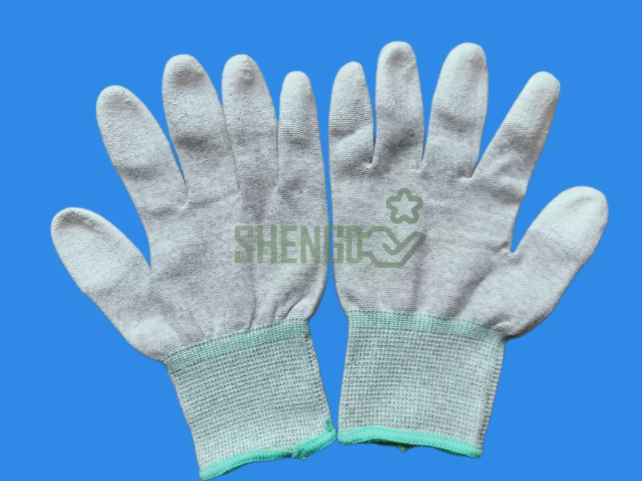 GĂNG TAY CARBON PHỦ PU NGÓN