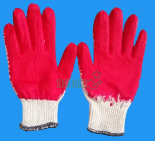 GĂNG TAY PHỦ PVC SƠN ĐỎ