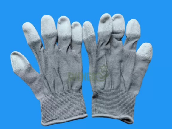 GĂNG TAY PHỦ PU NGÓN XÁM