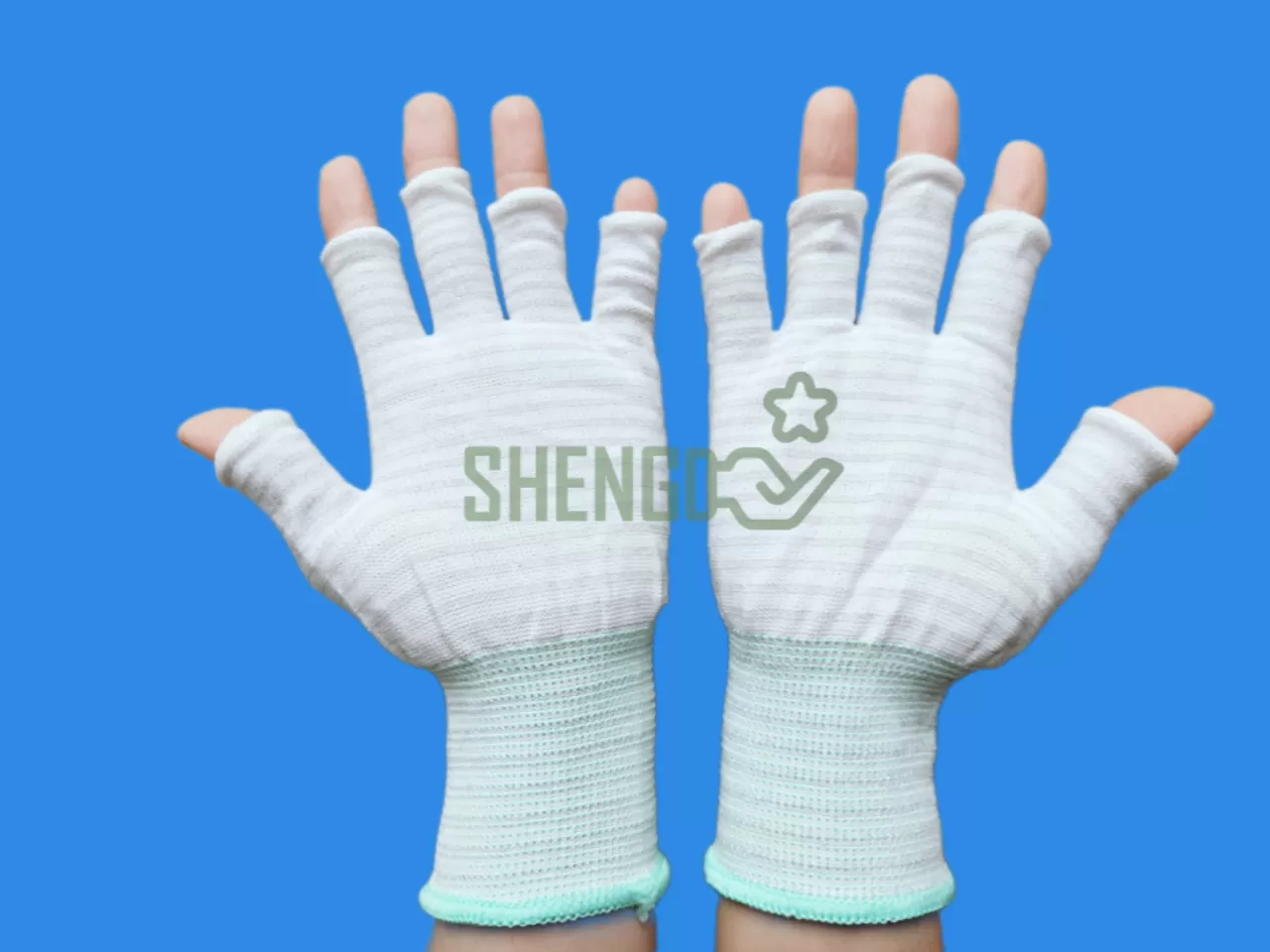 GĂNG TAY CARBON HỞ NGÓN