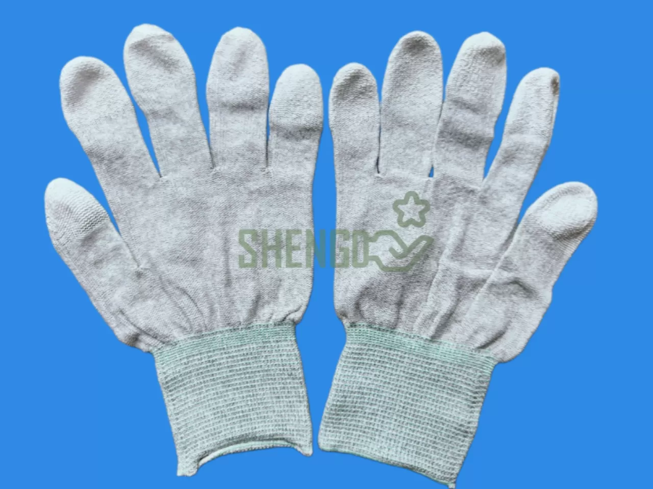 GĂNG TAY CARBON PHỦ PU NGÓN