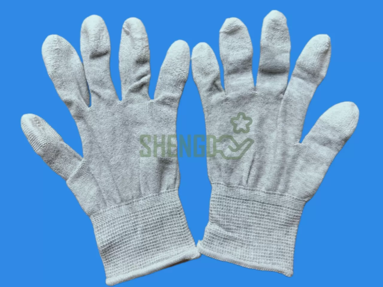 GĂNG TAY CARBON PHỦ PU NGÓN