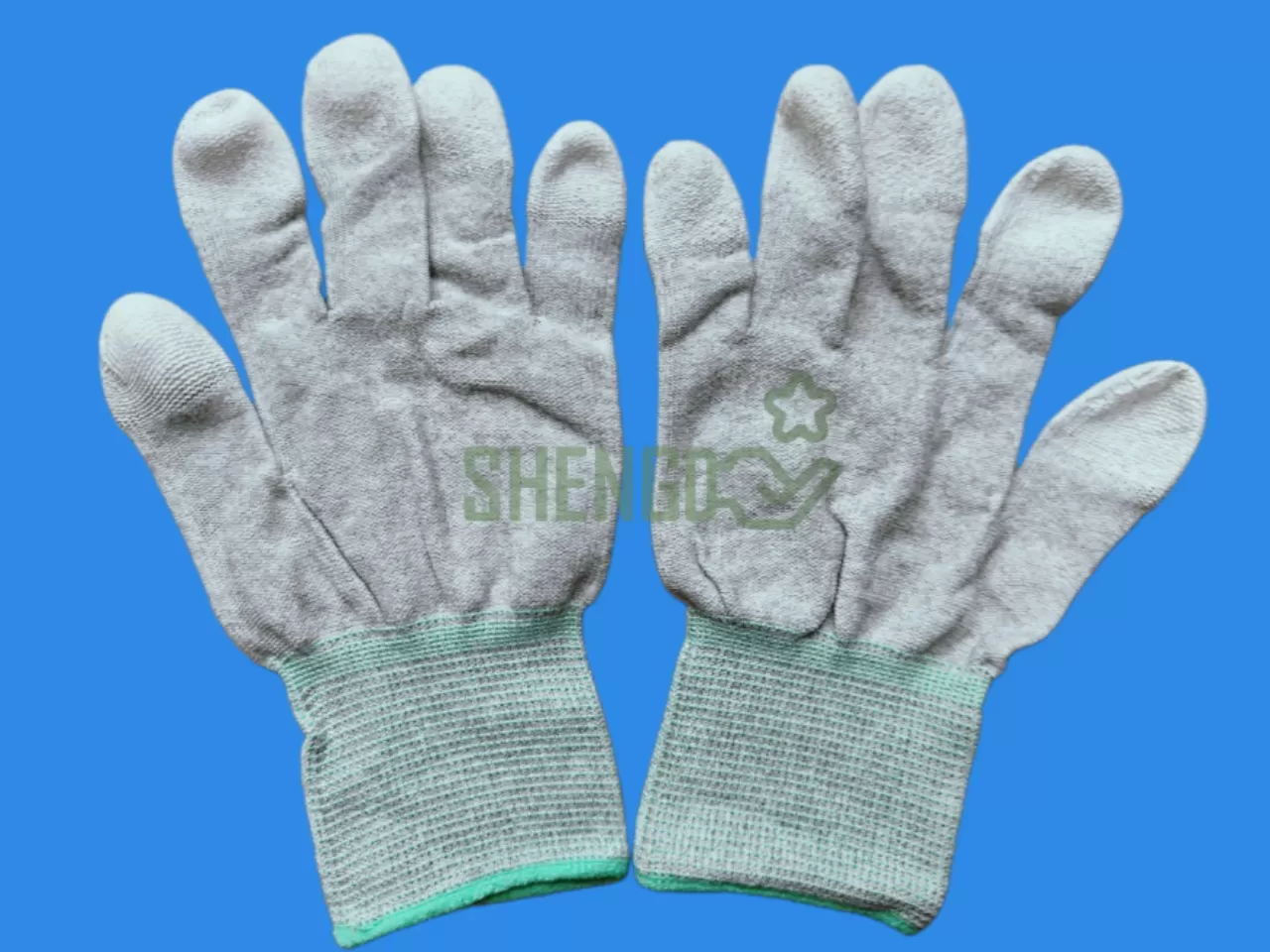 GĂNG TAY CARBON PHỦ PU NGÓN