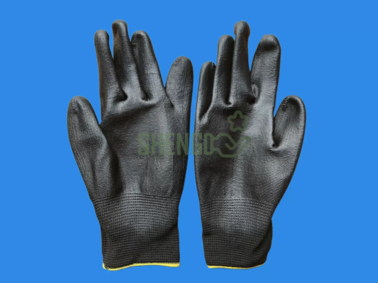 GĂNG TAY PHỦ PU BÀN ĐEN