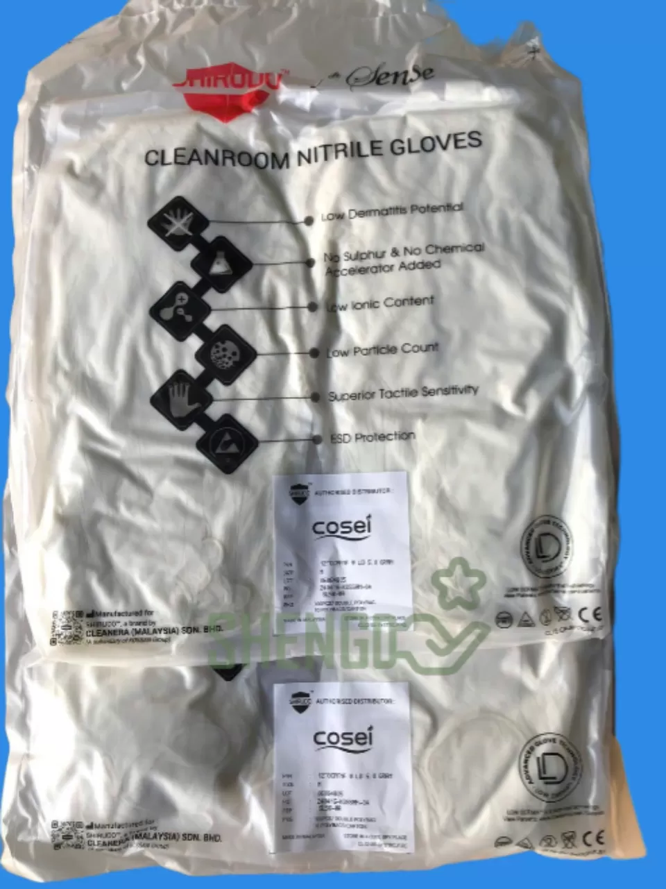 GĂNG TAY NITRILE MÀU TRẮNG