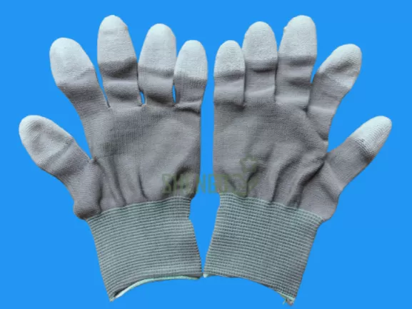 GĂNG TAY PHỦ PU NGÓN XÁM